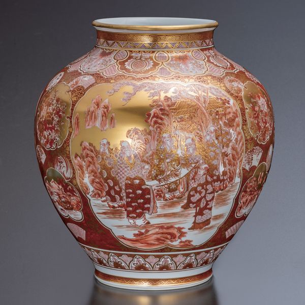 九谷焼 花瓶 日本伝統工芸品 若者の大愛商品 - 工芸品
