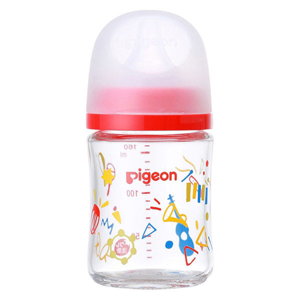 Pigeon 母乳実感哺乳瓶 ガラス製 240ml 160ml 2本セット - 食事