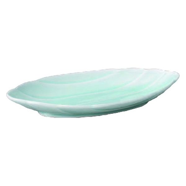   ブルーフルーテッド楕円皿 ブルーフルーテッド プレイン オーバルディッシュ 23.5cm
