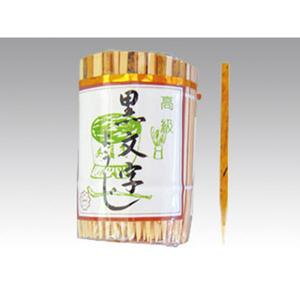 菊水産業 割箸 黒文字楊枝 大大丸セロ巻 60mm 20点 00029864 1セット(20点入)（直送品）