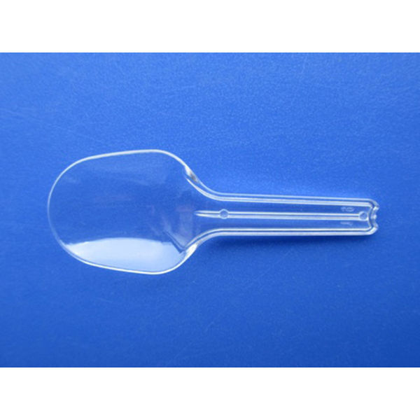 アサヒ徳島 バラ 丸スプーン#60 透明 20000枚(2000枚×10) 00129781 1セット(20000枚(2000枚×10)入)（直送品）