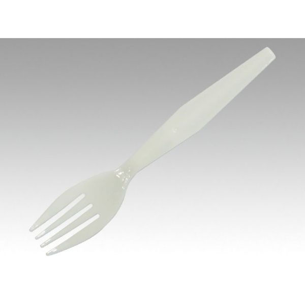 アサヒ徳島 テイクアウト用 バラ 特中フォーク#140 白　5000枚(100枚×50) 00137541（直送品）
