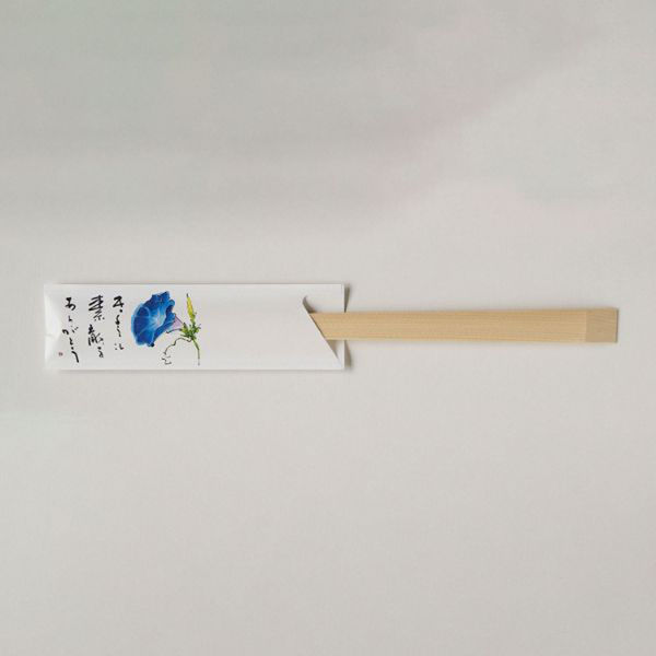 箸袋 癒し防野 500枚 V949 朝顔 1点 00333277　溝端紙工印刷（直送品）