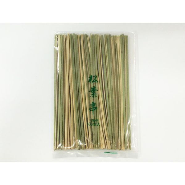 マスキ 松葉串 15cm 100本入 100点 2251506 1セット(100点入)（直送品）