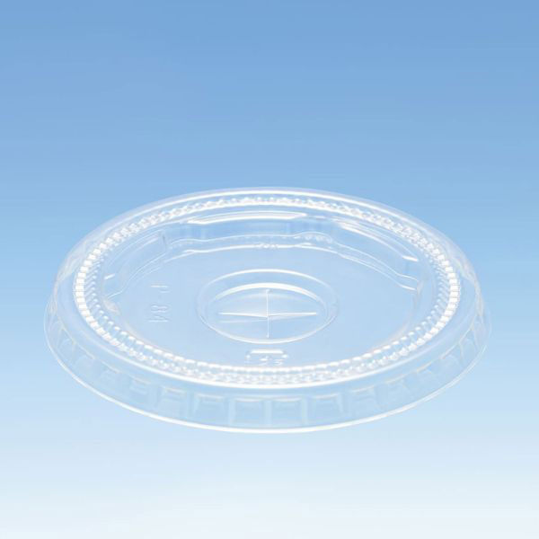 ポリマープラス 84φカップ用フタ(穴付) 2000枚(100枚×20) 31500144 1セット(2000枚(100枚×20)入)（直送品）