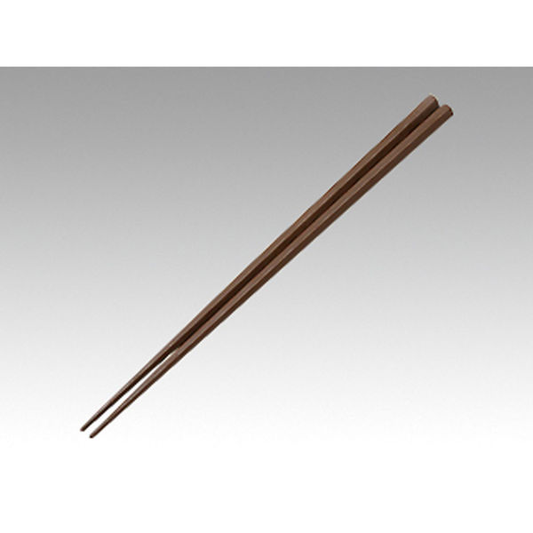 マイン 箸 食器洗浄機対応SPS箸 M10-962 22.5cm 茶　100枚(50枚×2)　1セット(100枚(50枚×2)入)（直送品）