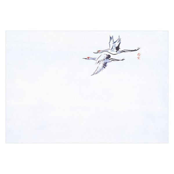 マイン 紙・演出小物 M30-325 四季紙 富久寿 尺5 鶴 100枚入 10点 1セット(10点入)（直送品）