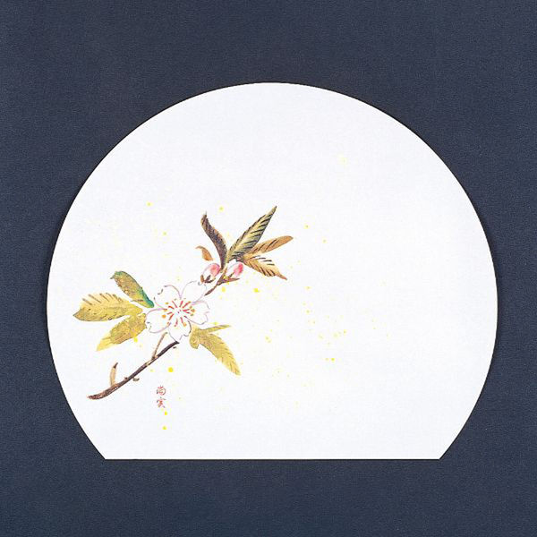 マイン 紙・演出小物 M30-328 四季紙 富久寿 尺3半月 桜 100枚入 1点（直送品）