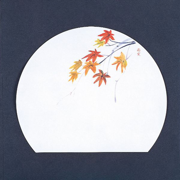 マイン 紙・演出小物 M30-335 四季紙 富久寿 尺3半月 もみじ 100枚入 1点（直送品）