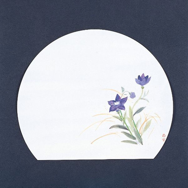 マイン 紙・演出小物 M30-334 四季紙 富久寿 尺3半月 ききょう 100枚入 1点（直送品）