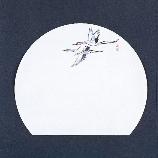 マイン 紙・演出小物 M30-338 四季紙 富久寿 尺3半月 鶴 100枚入 1点（直送品）