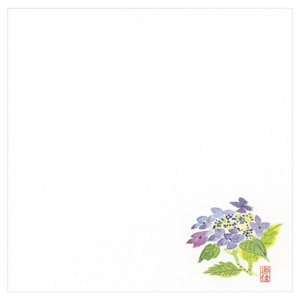 マイン 紙・演出小物 M30-387 耐油懐敷 18角 あじさい 100枚入 120点 1セット(120点入)（直送品）