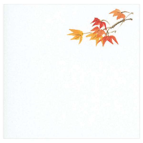 マイン 紙・演出小物 M33-004 耐油懐敷 15角 もみじ 100枚入 120点 1セット(120点入)（直送品）