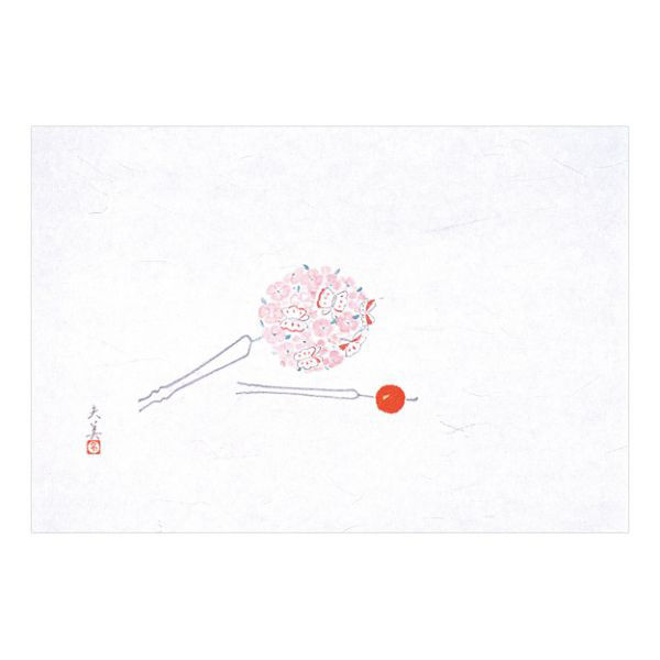 マイン 紙・演出小物 M33-104 四季紙 萬寿 花かんざし 100枚入 10点 1セット(10点入)（直送品）