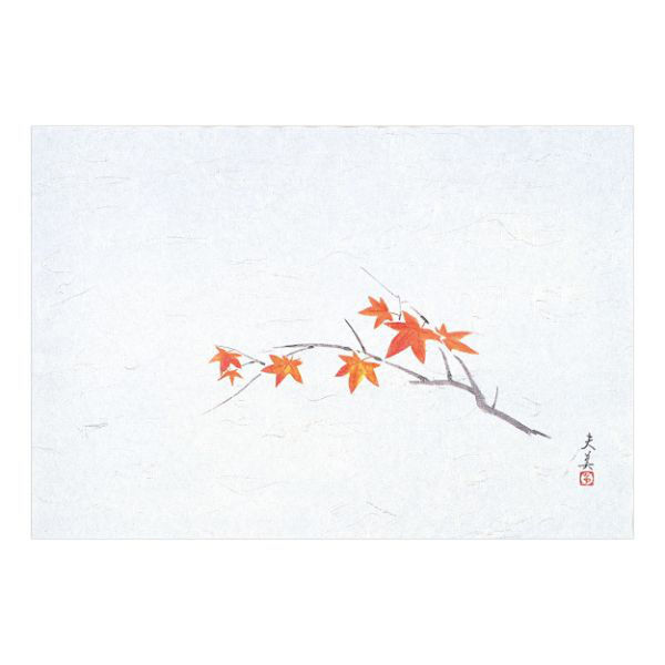 マイン 紙・演出小物 M33-124 四季紙 萬寿 もみじ 100枚入 10点 1セット(10点入)（直送品）