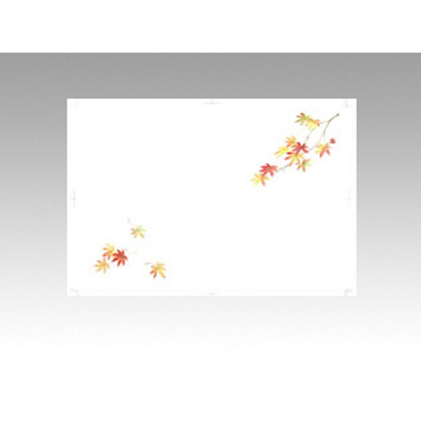 テーブルマット 上質-101 紅葉　100点 381216 1セット(100点入) カミイソ産商（直送品）