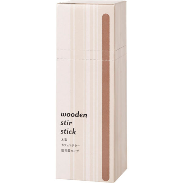 やなぎプロダクツ マドラー Y's eco 紙完封木製マドラー16.5cm 約100本入【weeco】　100点 Y-212（直送品）