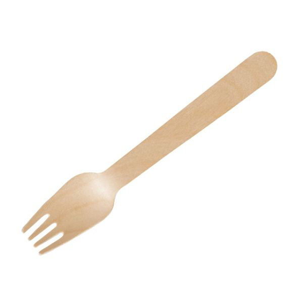 やなぎプロダクツ ポリ完封木製フォーク 16cm 100本入 12点 4657 1セット(12点入)（直送品）