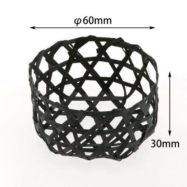 アサヒグリーン 竹かご ミニ 丸6BK 1000点 3015 1セット(1000点入)（直送品）