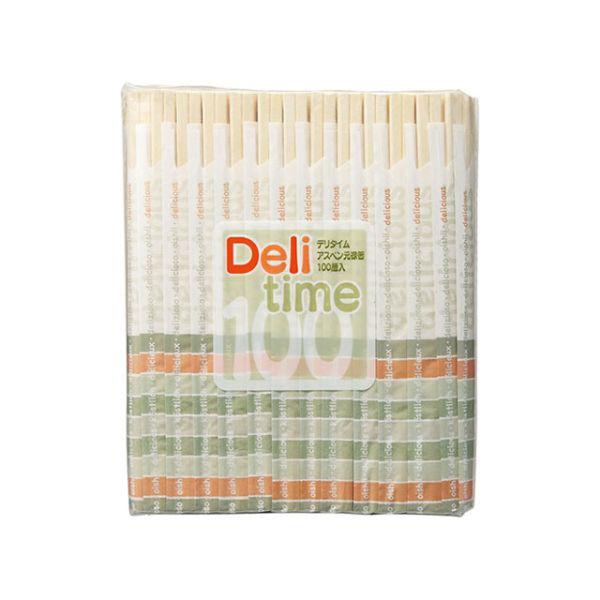 やなぎプロダクツ 割箸 デリタイム アスペン元禄箸 100膳 40点 5737 1セット(40点入)（直送品）