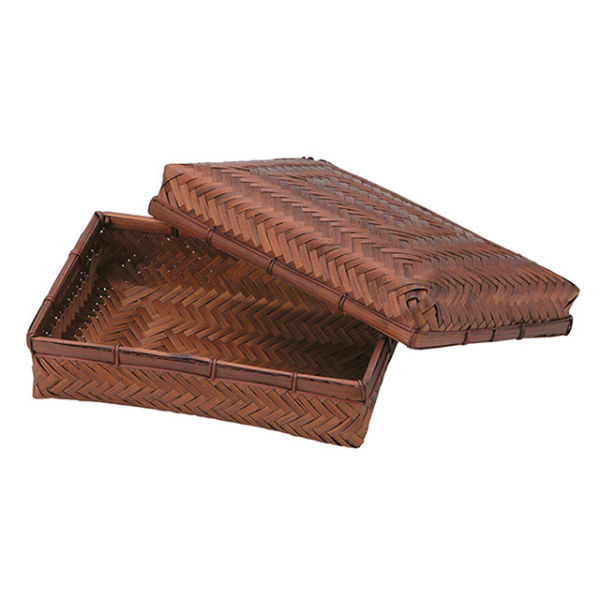 アサヒグリーン 竹かご アジロ篭BR(M) 72点 3553 1セット(72点入)（直送品）