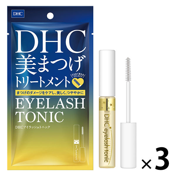 DHC アイラッシュトニック ×3個 まつ毛美容液・透明マスカラ・まつげ用品 クリア ディーエイチシー - アスクル