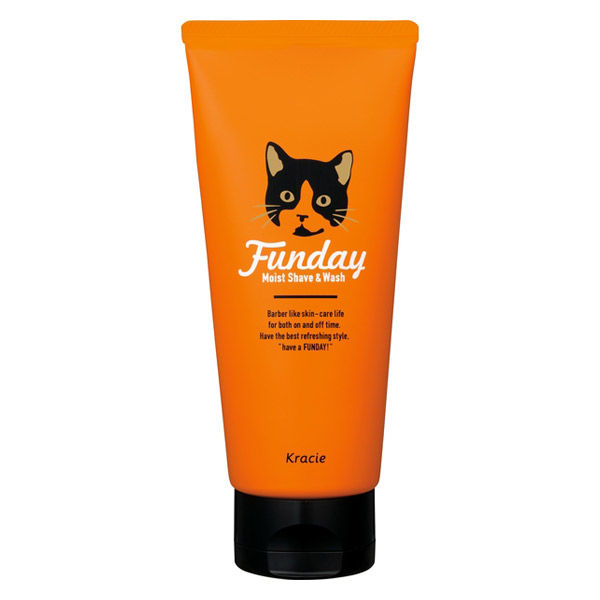 FUNDAY モイストシェーブ＆ウォッシュ 洗顔料 シェービング 130g