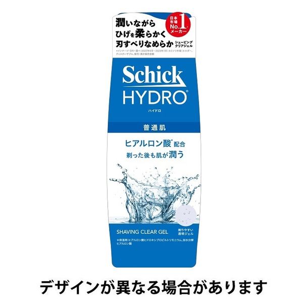 シック ハイドロ シェービングジェル 200g ヒアルロン酸配合 透明ジェル アスクル