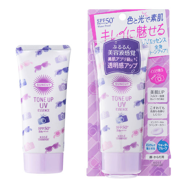 サンカット トーンアップUV エッセンス SPF50+・PA++++ 80g ウォーター