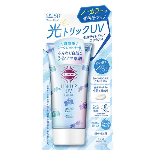 サンカットR ライトアップUV エッセンス SPF50+・PA++++ 80g コーセー