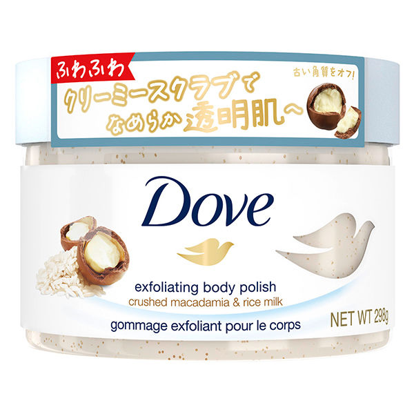 ダヴ（Dove） クリーミースクラブ マカダミア＆ライスミルク 298g ユニリーバ