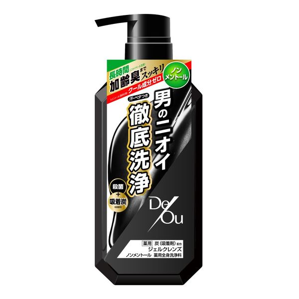 デ・オウ 薬用 ボディウォッシュ クレンジングウォッシュ ノンメントール 加齢臭 ポンプ 本体 520ml ロート製薬