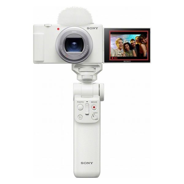 SONY デジタルカメラ ＶＬＯＧＣＡＭ ＺＶー１ ＩＩ ホワイト（シューティンググリップキット） ZV-1M2G/W 1台（直送品） - アスクル