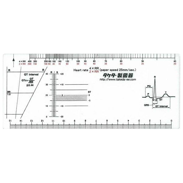 TTC NEW心電図スケ-ル 25-3032 1セット（2個）（直送品）