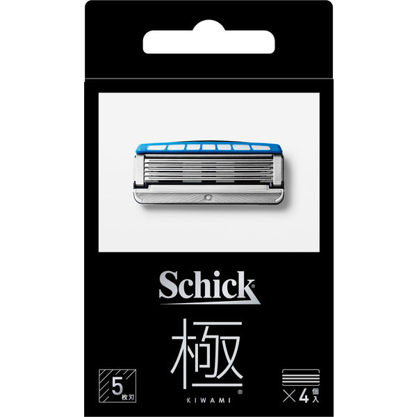 シック　Schick　極　KIWAMI　キワミ　替刃(4コ入)きわみ