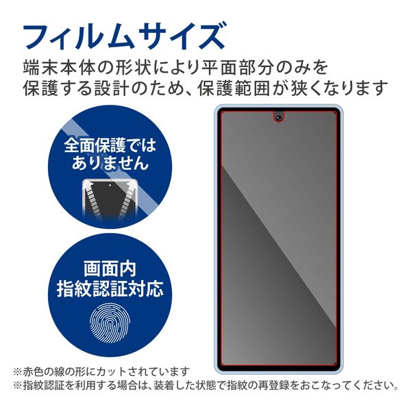 Google Pixel 7a フィルム 指紋認証対応 高透明 衝撃吸収 抗菌 PM-P231FLFPAGN エレコム 1個 アスクル