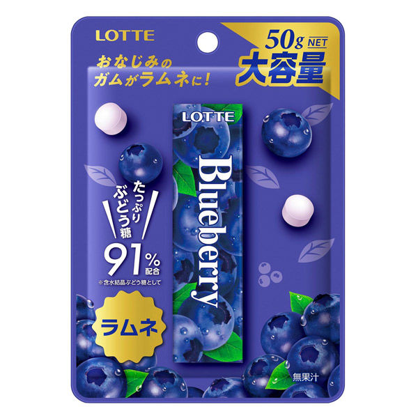 ロッテ ブルーベリーラムネ 50g x10 21413 10個（直送品