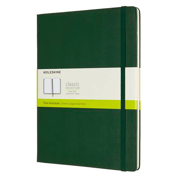 モレスキン クラシック ノートブック ハード プレーン(無地) XL マートルグリーン QP092K15 1冊（直送品）