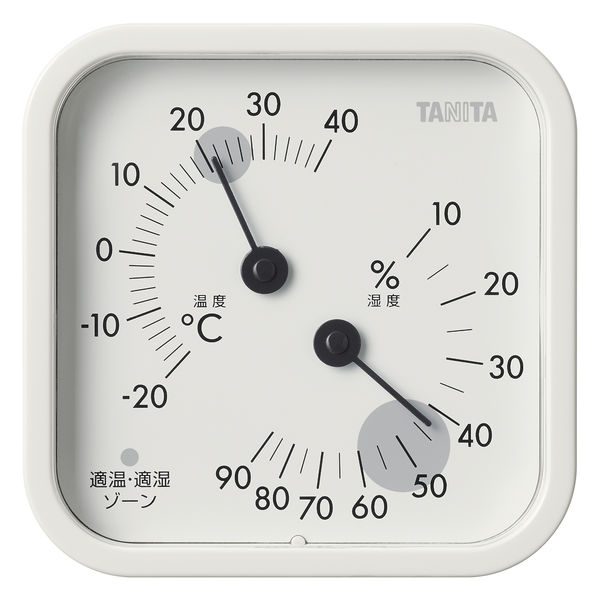 タニタ アナログ温湿度計 TT-587-IV 1個