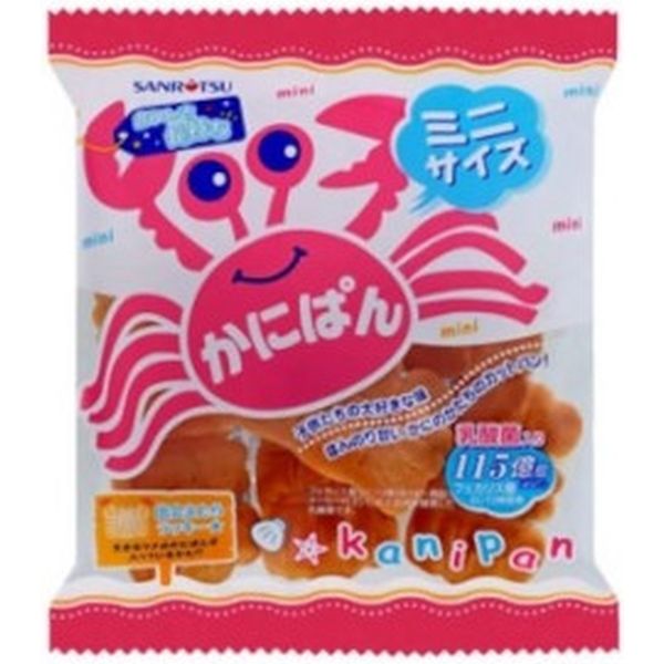 三立製菓 三立製菓 ミニかにぱん 80g x12 4901830625813 12個（直送品