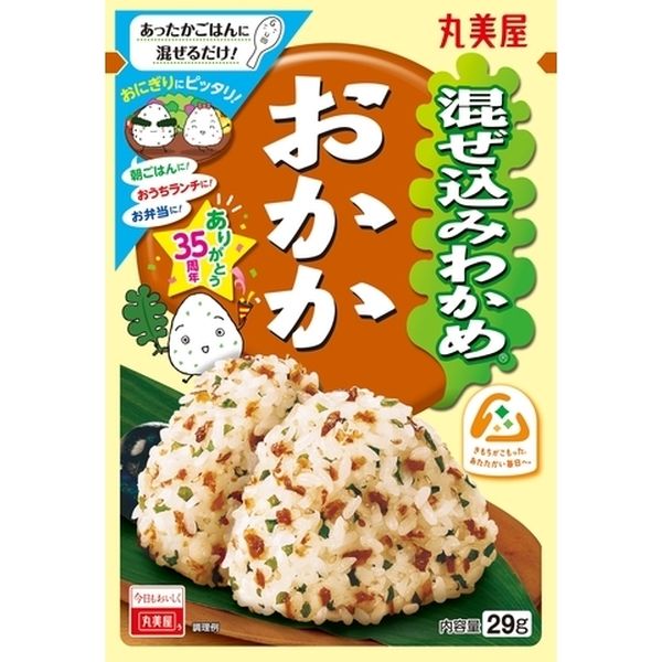 丸美屋食品工業（株） 丸美屋 混ぜ込みわかめ おかか 29g x10 4902820112757 10個（直送品）