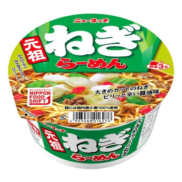 ヤマダイ（株） ニュータッチ 元祖ねぎらーめん　カップ 100g x12 4903088016276 12個（直送品）