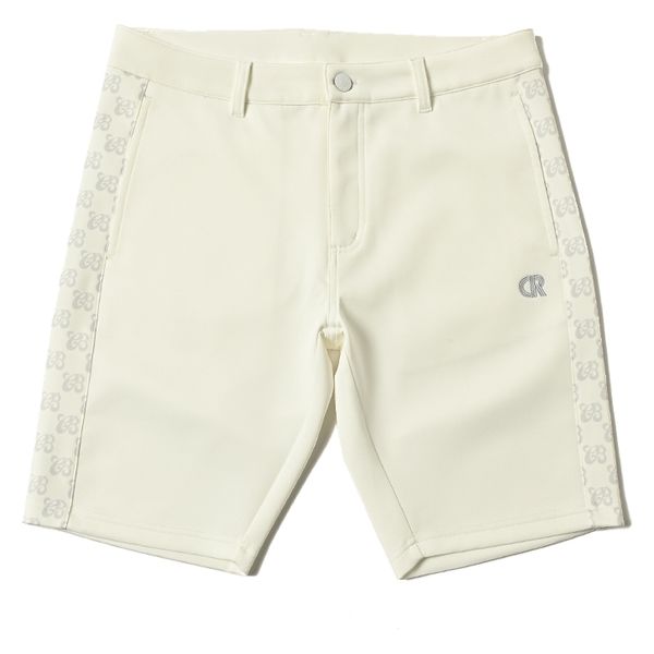 クアルトユナイテッド モノグラム柄切替ハーフパンツ　WHT　XL A0194MEN-B 1点（直送品）