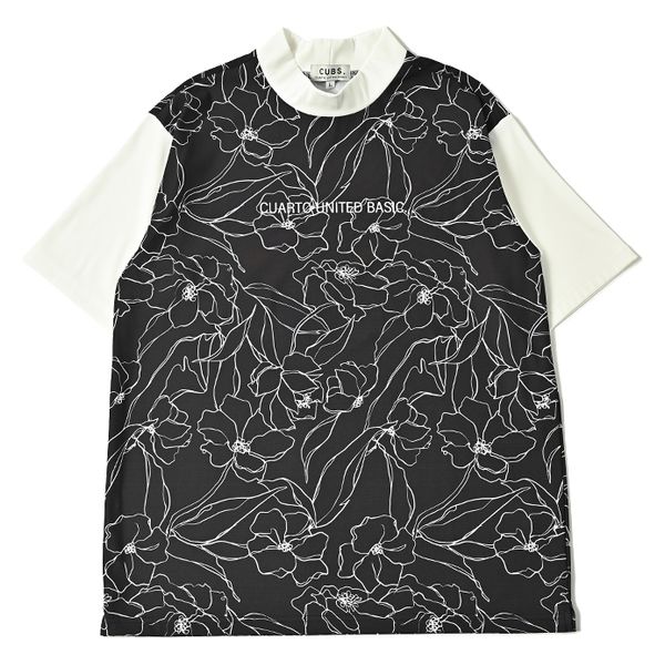 coco 中古 クアルトユナイテッド CUARTO UNITED レディース ワンピース M 黒×白 ブラック×ホワイト ドット柄 半袖モックネック 楽天市場】クアルトユナイテッド ワンピースの通販