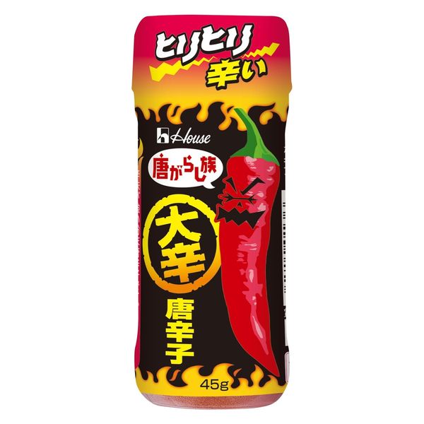 唐がらし族 ＜大辛＞ 唐辛子 45g 1個 ハウス食品 - アスクル