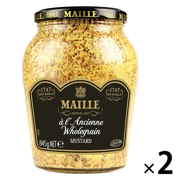 MAILLE 種入りマスタード 845g 2個 エスビー食品 大容量 業務用 特大 プロ仕様