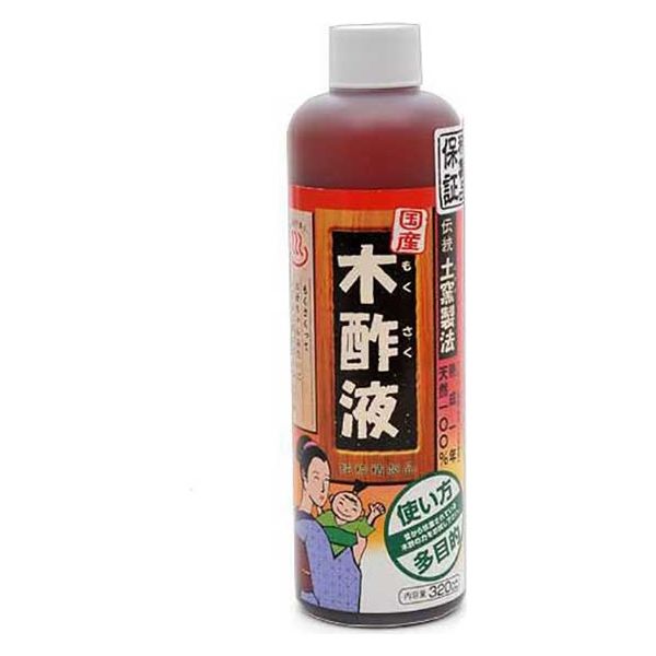 日本漢方研究所 純粋木酢液 ３２０ｍｌ 178995 1個（直送品） - アスクル
