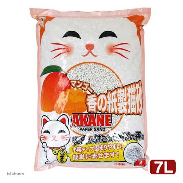 オリエントインプレッション マンゴー香の紙製猫砂　７Ｌ×７袋 237867 1セット（直送品）