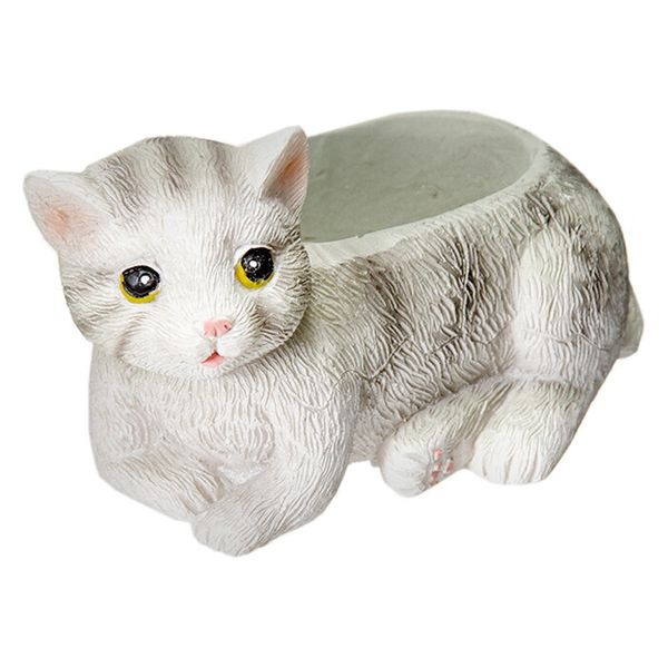 友膳 キャットポット 猫の植木鉢 275316 1個（直送品） - アスクル