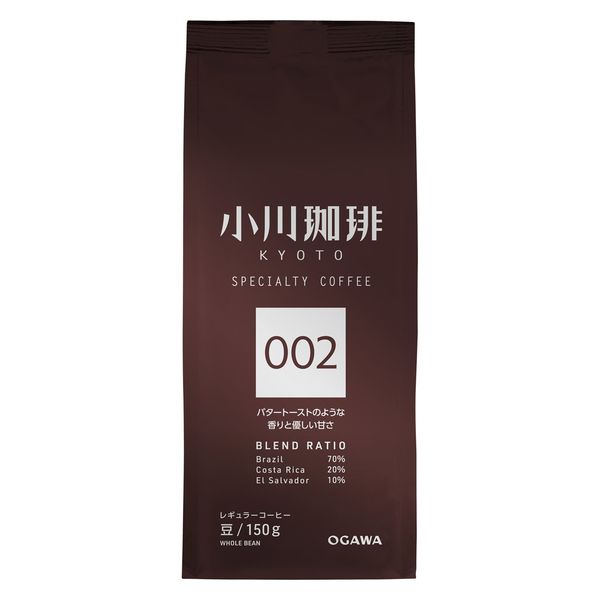 コーヒー豆】小川珈琲 スペシャルティコーヒーブレンド 002 1袋（150g
